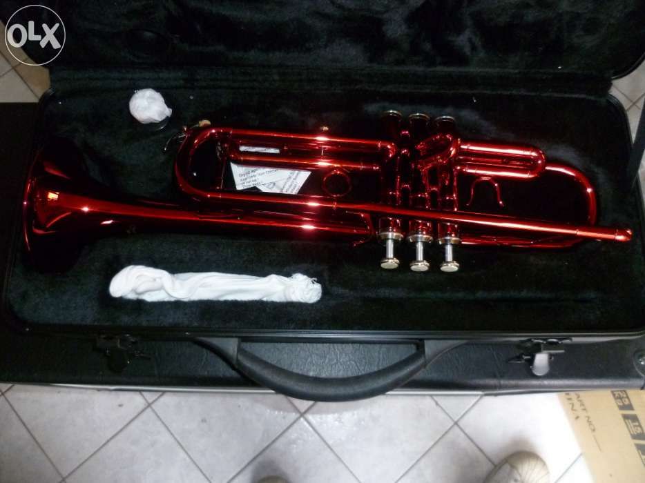 Trompete colorate Steinbach Bb, rosu sau argintiu