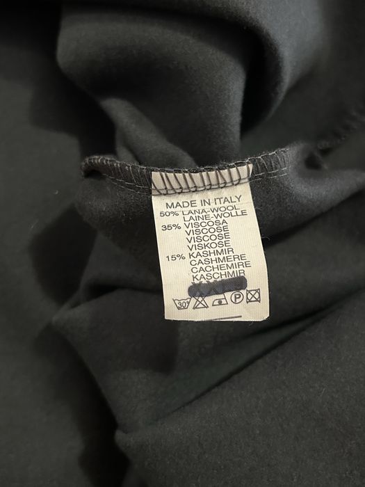 Елегантно асиметрично пончо с вълна и кашмир