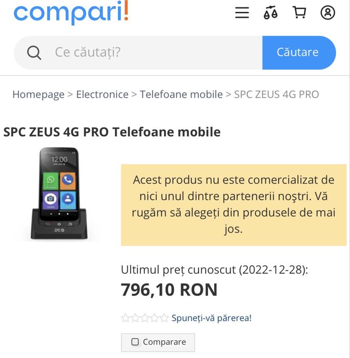 Smart Phone • NOU • Sigilat • ideal Seniori • Zeus 4G Pro