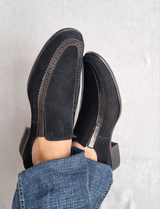 Мужскаяобувь, туфли, натуральная замша. Размер 39,40,44