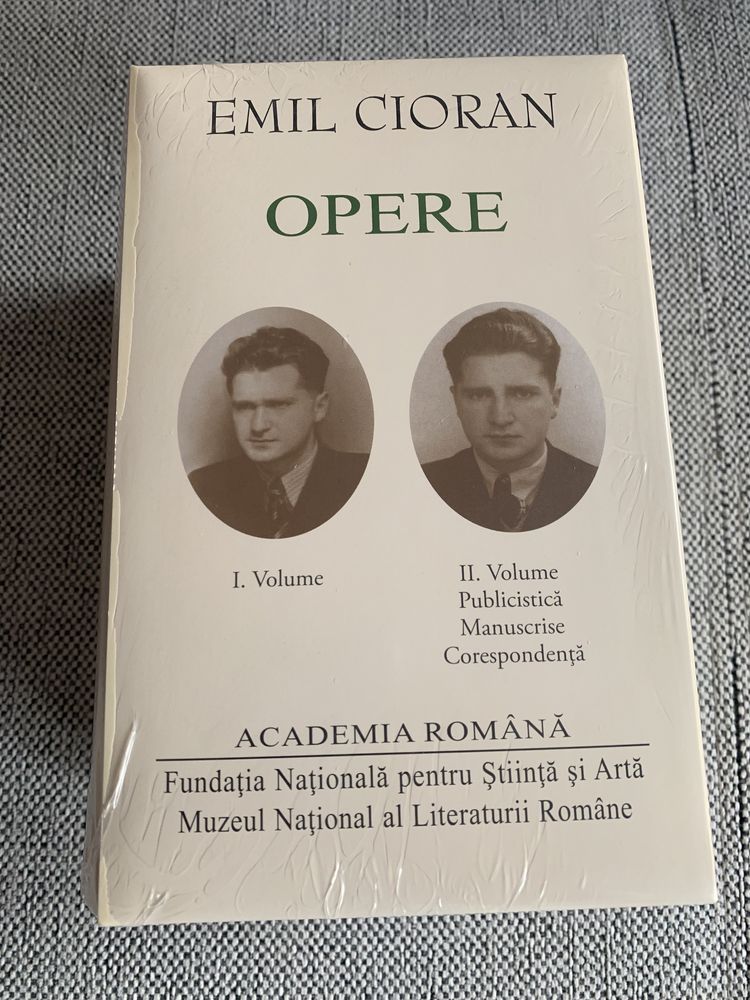Emil Cioran - Opere complete (2 vol.)