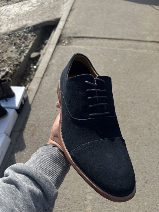 Европейская обувь натуральная кожа замша