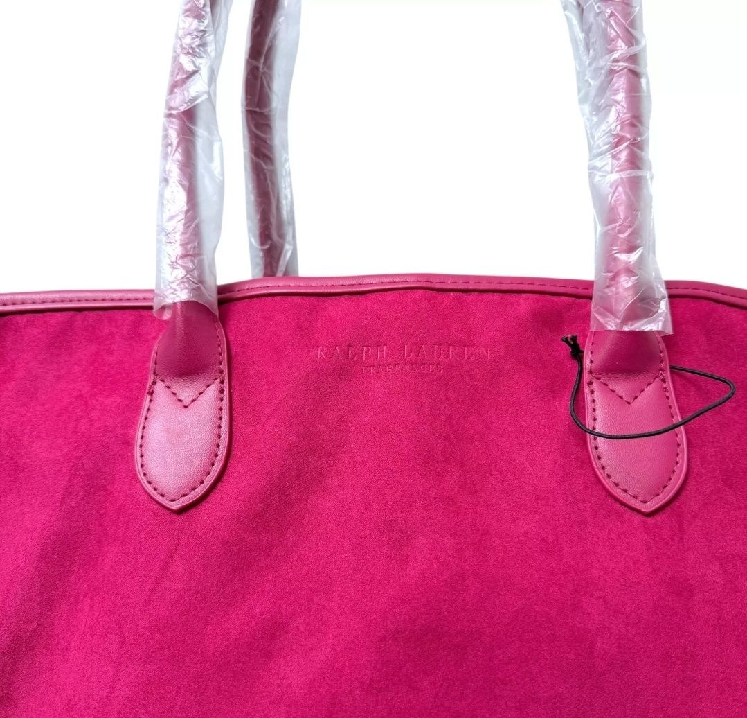RALPH LAUREN Fragrances Cranberry Red Tote, шопер, чанта