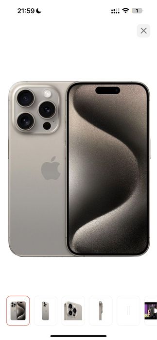 Iphone 15pro max 512 gb titan