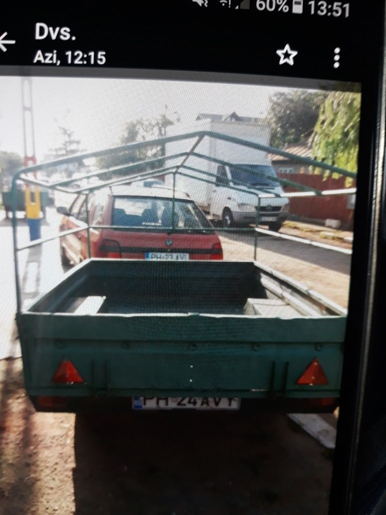 Remorcuță auto marca Padiș de 500 kg.preț.3600 lei.