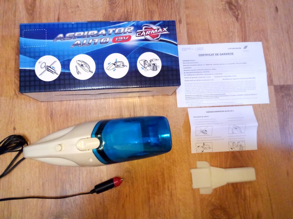 Aspirator Auto 60 w cu filtru de praf, 12 V, nou!