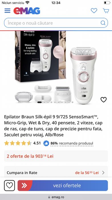 Epilator braun silk epil 9