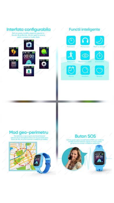 Ceas Smartwatch Copii Tech One