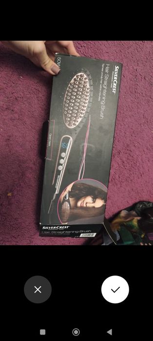 Perie de par - îndreaptă