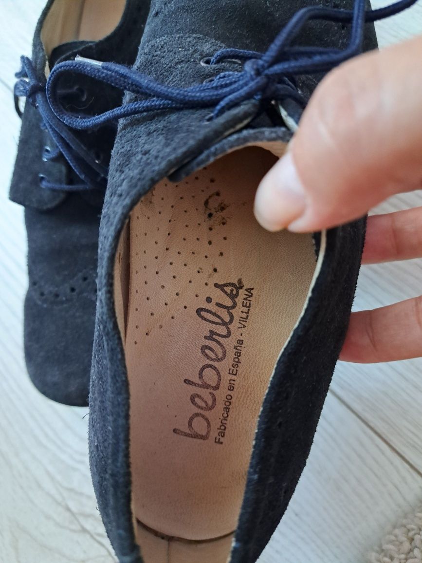 Pantofi piele beberlis marimea 34  21.5 cm