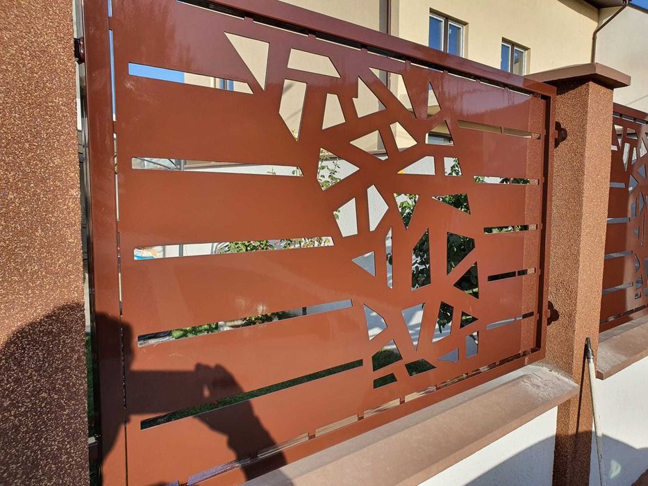 Gard din tabla traforata CNC tabla decupata CNC