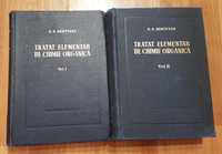 Tratat elementar de chimie organica de Costin D. Nenitescu (2 vol.)