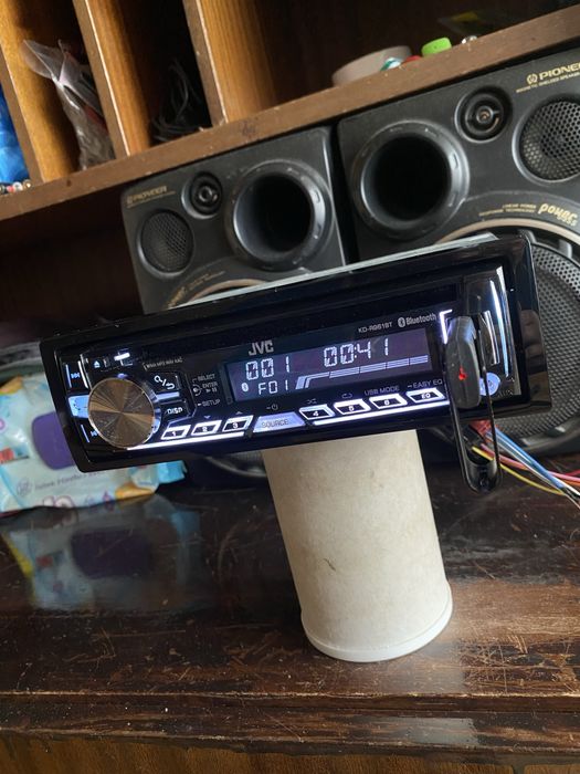 JVC KD-R961BT- НАЙ ВИСОК КЛАС 4.8V!!-USB Bluetooth CD Радио за кола сд