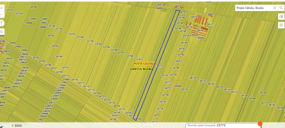 Teren extravilan de vanzare