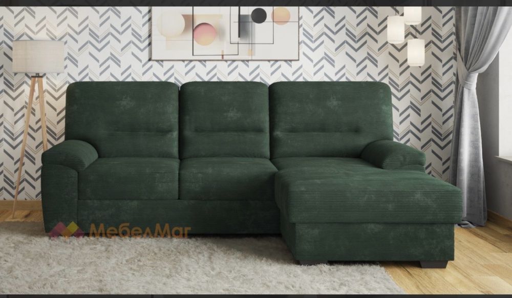 Ъглов диван с функция сън