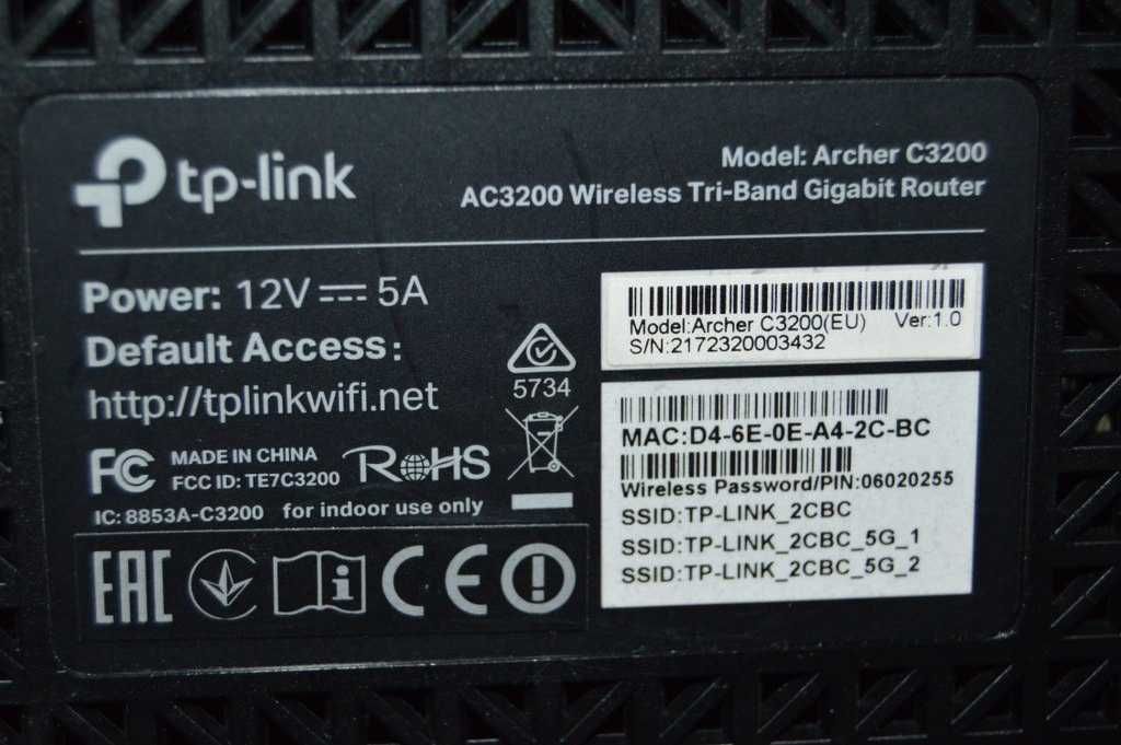 Router wireless AC3200 TP-Link Archer C3200, Beamforming, Tri Band USB