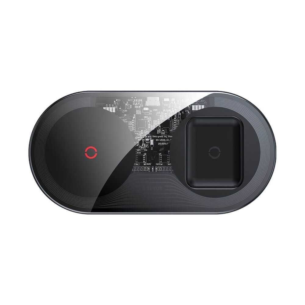 Baseus Simple 24W 2in1 Wireless Charger (TZWXJK-C01) - двойна поставка