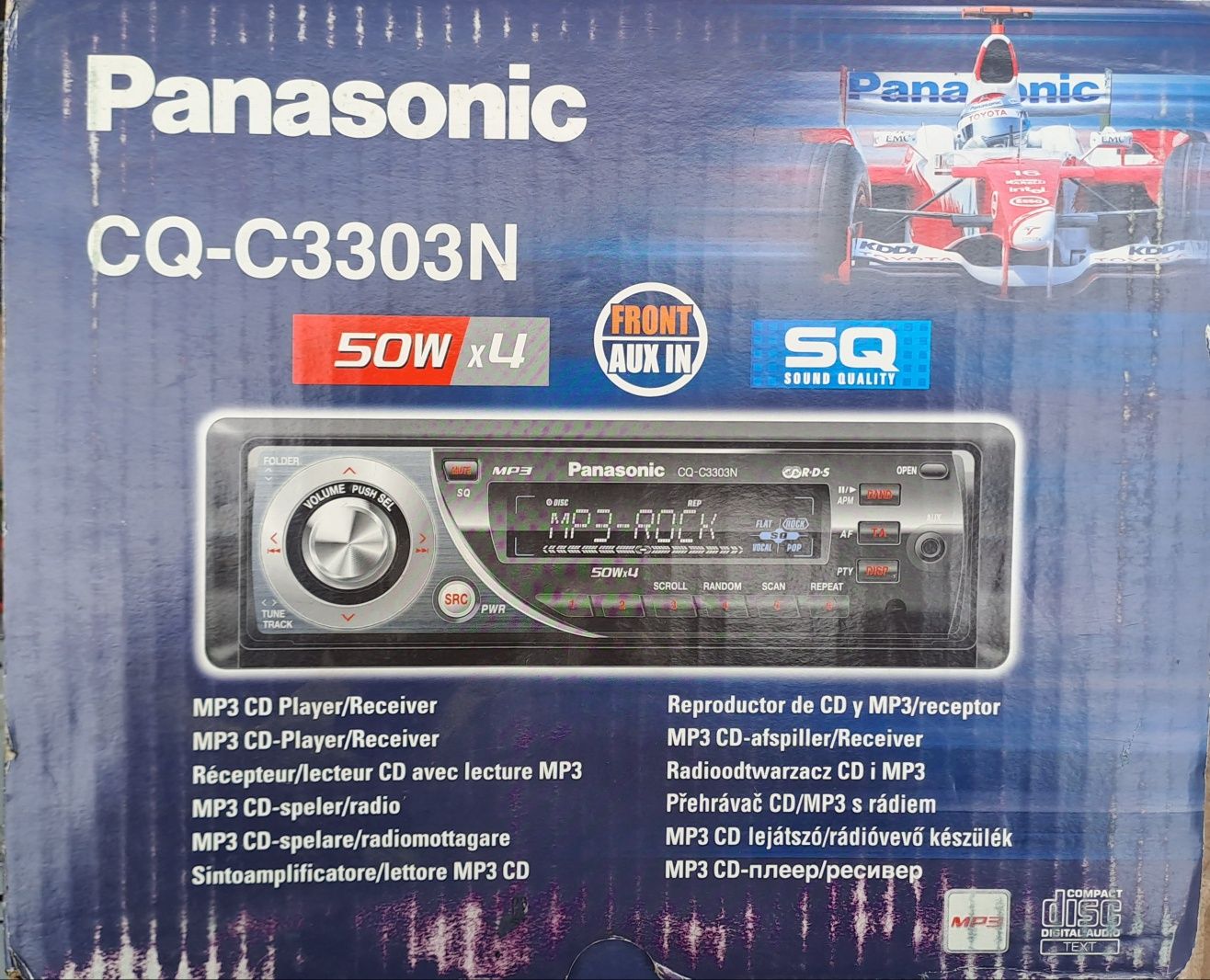 MP3 CD radio auto Panasonic si boxe