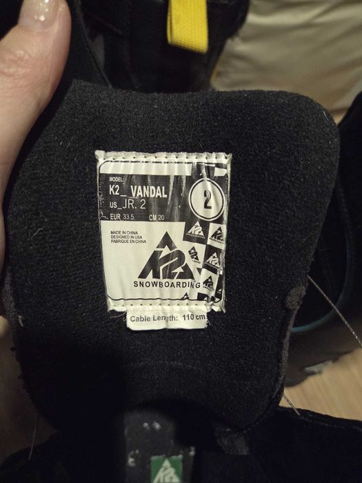 Boots BURTON snowboard copii 35 EU