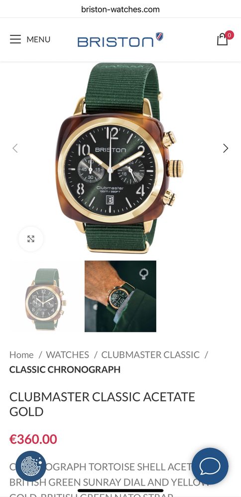 Часы Briston Clubmaster