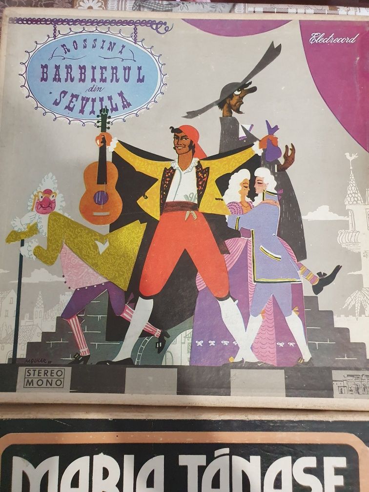 Vand album Rossini barbierul din sevilla si album Maria tanase