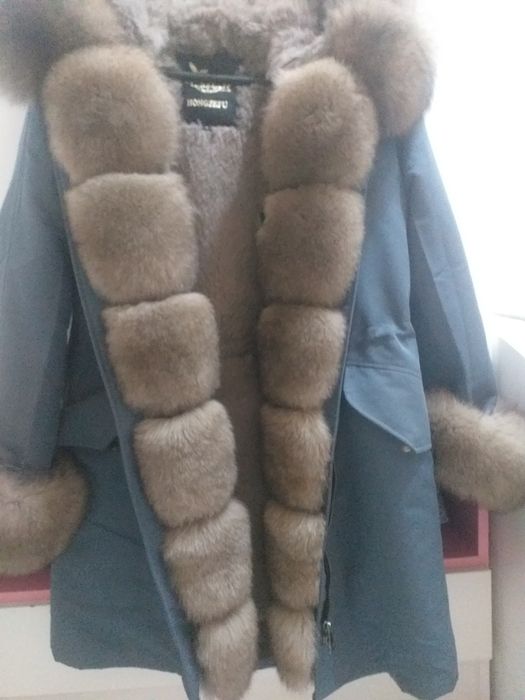 Парка меховая новая