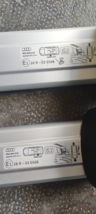 Bare transversale portbagaj Q5