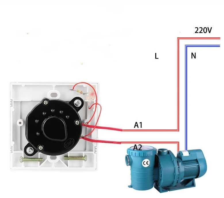 INTRERUPATOR cu temporizator TIMER temporizare lumina ventilator baie