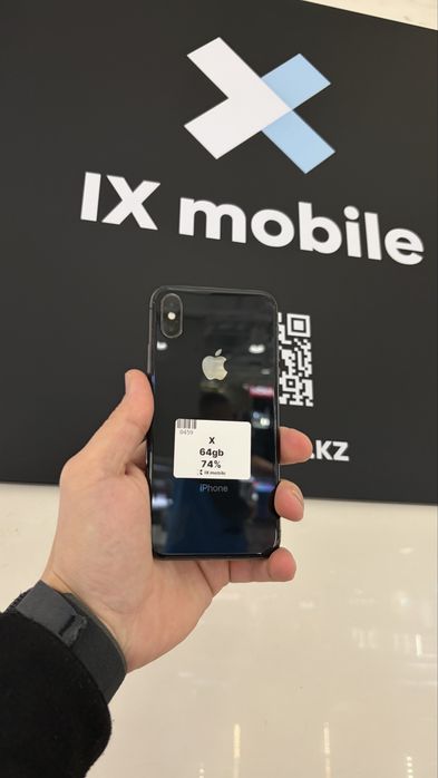 iphone X 64 gb 74 akb