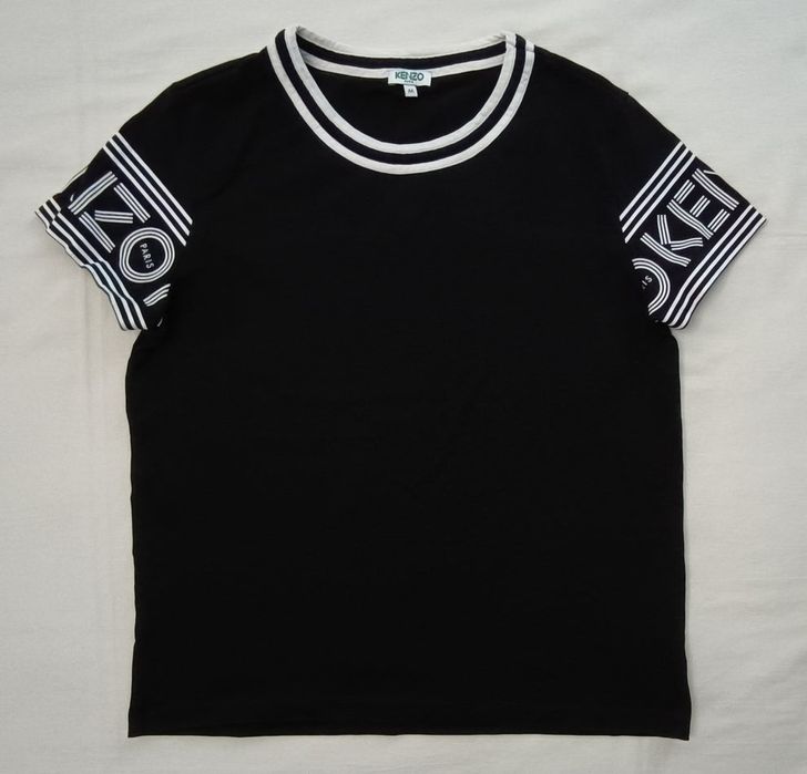 Kenzo Paris T-Shirt оригинална тениска M памучна черна фланелка