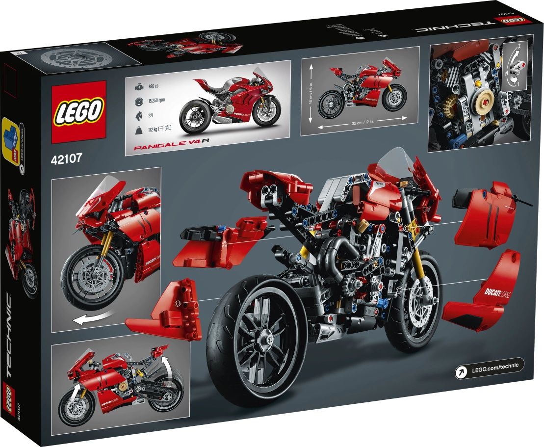 Продавам LEGO Technic 42107 - Ducati Panigale V4 R