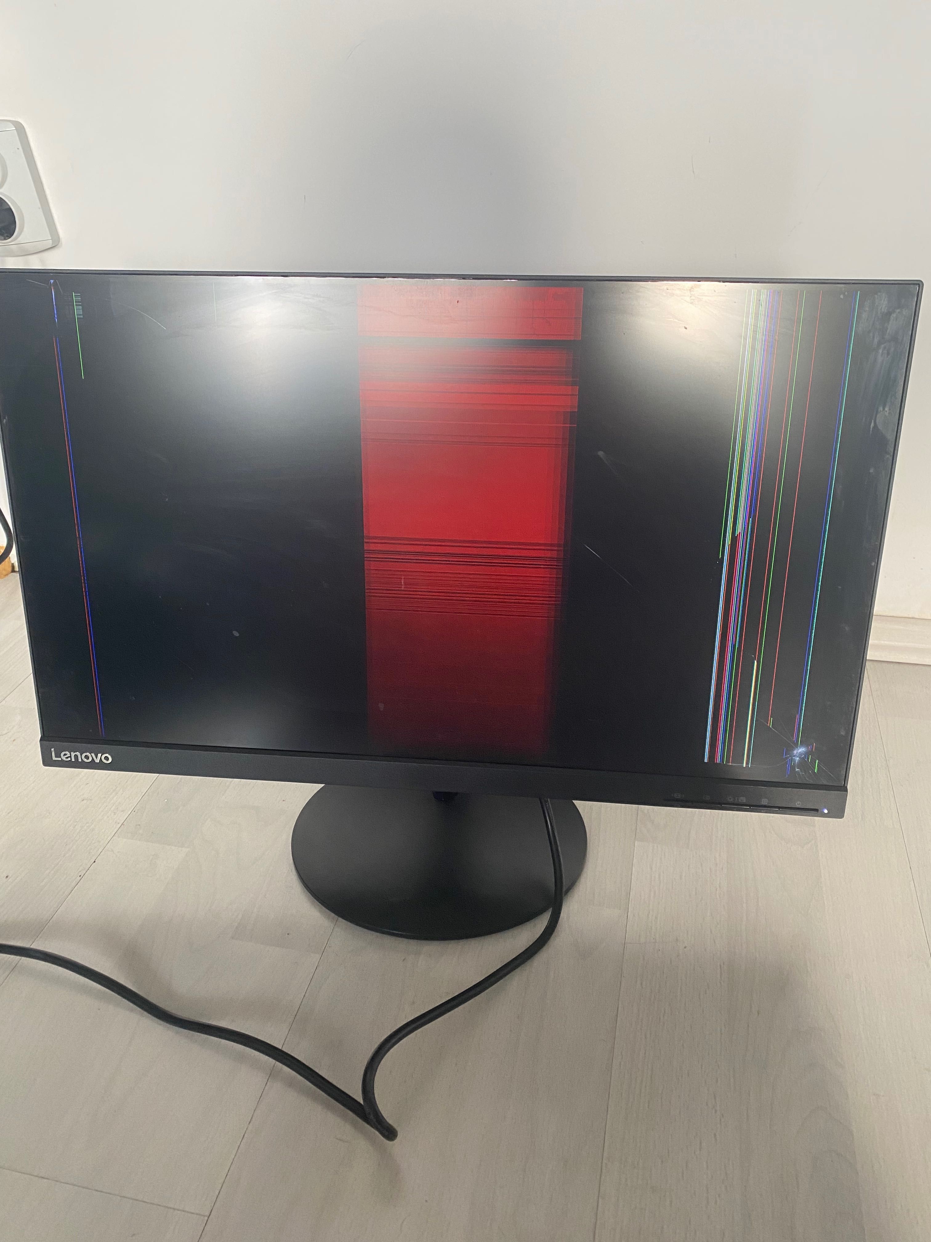 Monitor LED Lenovo 23.8’’, HDMI, display defect