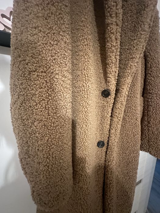 Haina de blana lunga artificiala Zara noua