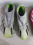 Ghete fotbal adidas alb cu verde