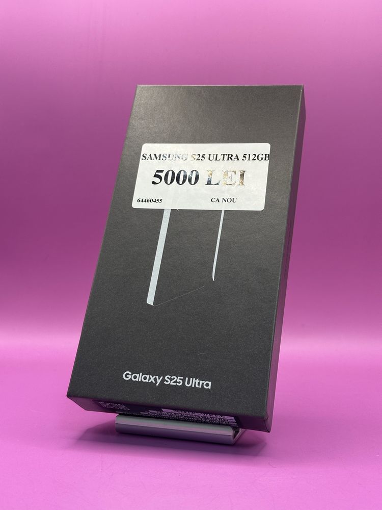 Samsung S25 ULTRA 512GB CA Nou•Amanet Matei Cranagsi•64460