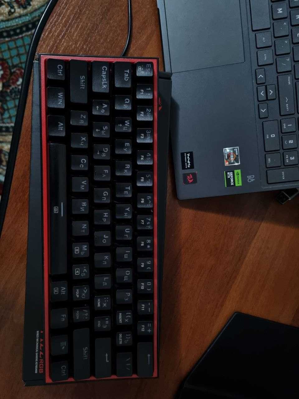 Redragon Fizz RGB Black гейминг клавиатура, gaming klaviatura