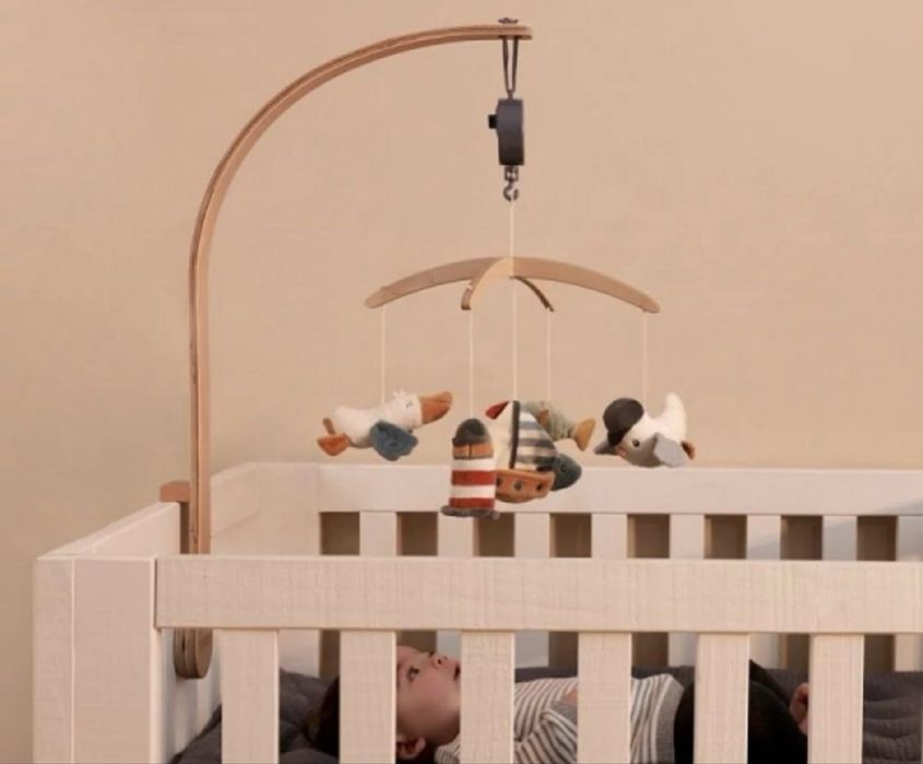 Дървена Музикална Въртележка За Легло Little Sailor