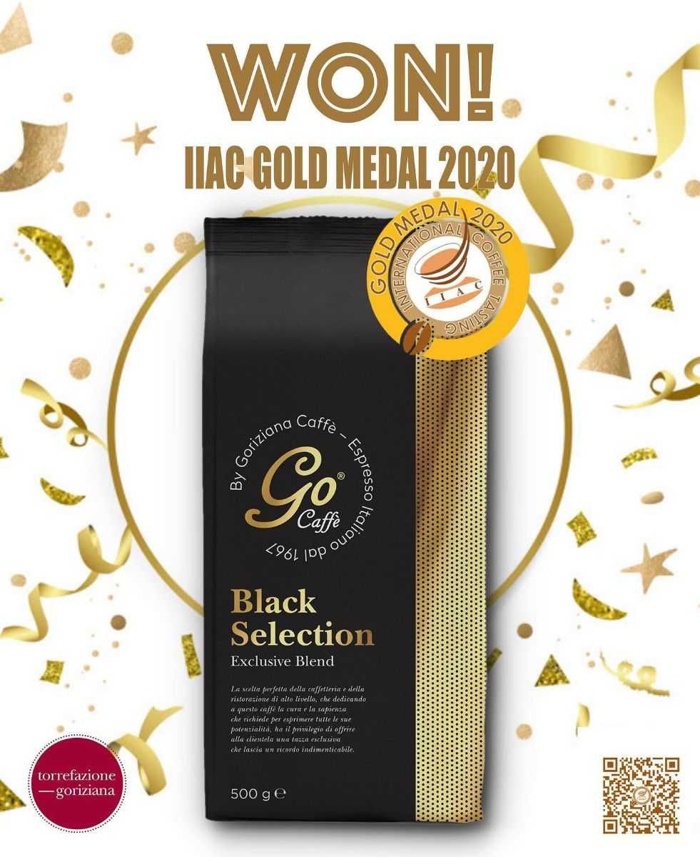 кафе GORIZIANA-BLACK SELECTION 250гр мелено 100% арабика златен медал