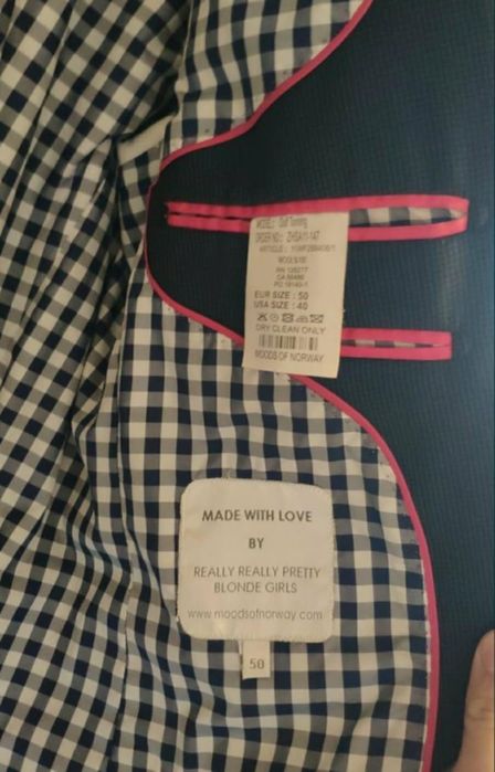 Ново мъжко тъмносиньо сако moods of Norway