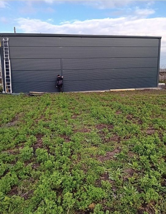 Vand structură metalică din stoc 14x35x5m