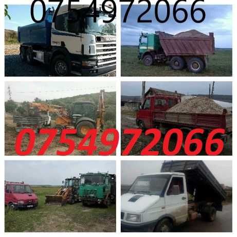 Margaritar nisip balastru griblura asfalt granit chisai miniexcavator