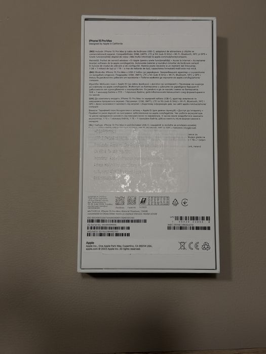 iPhone 15 Pro Max, Natural Titanium, 256GB