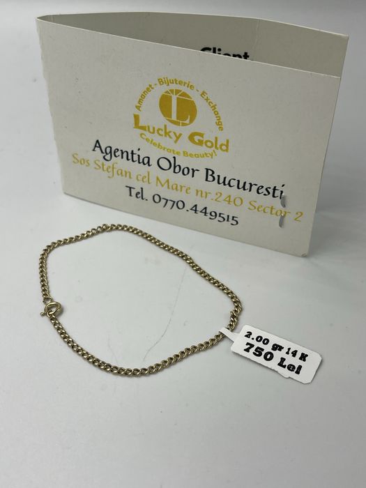 Bratara Aur 14K, 2gr, lungime 18cm #43823