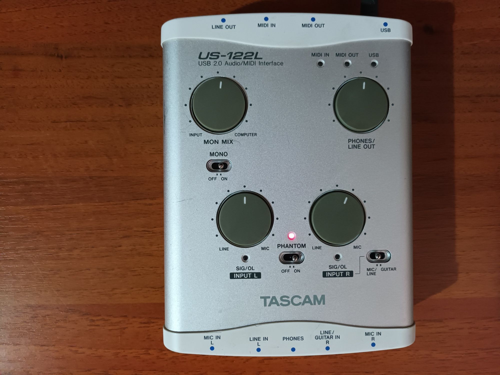 Placa sunet  Tascam US 122L