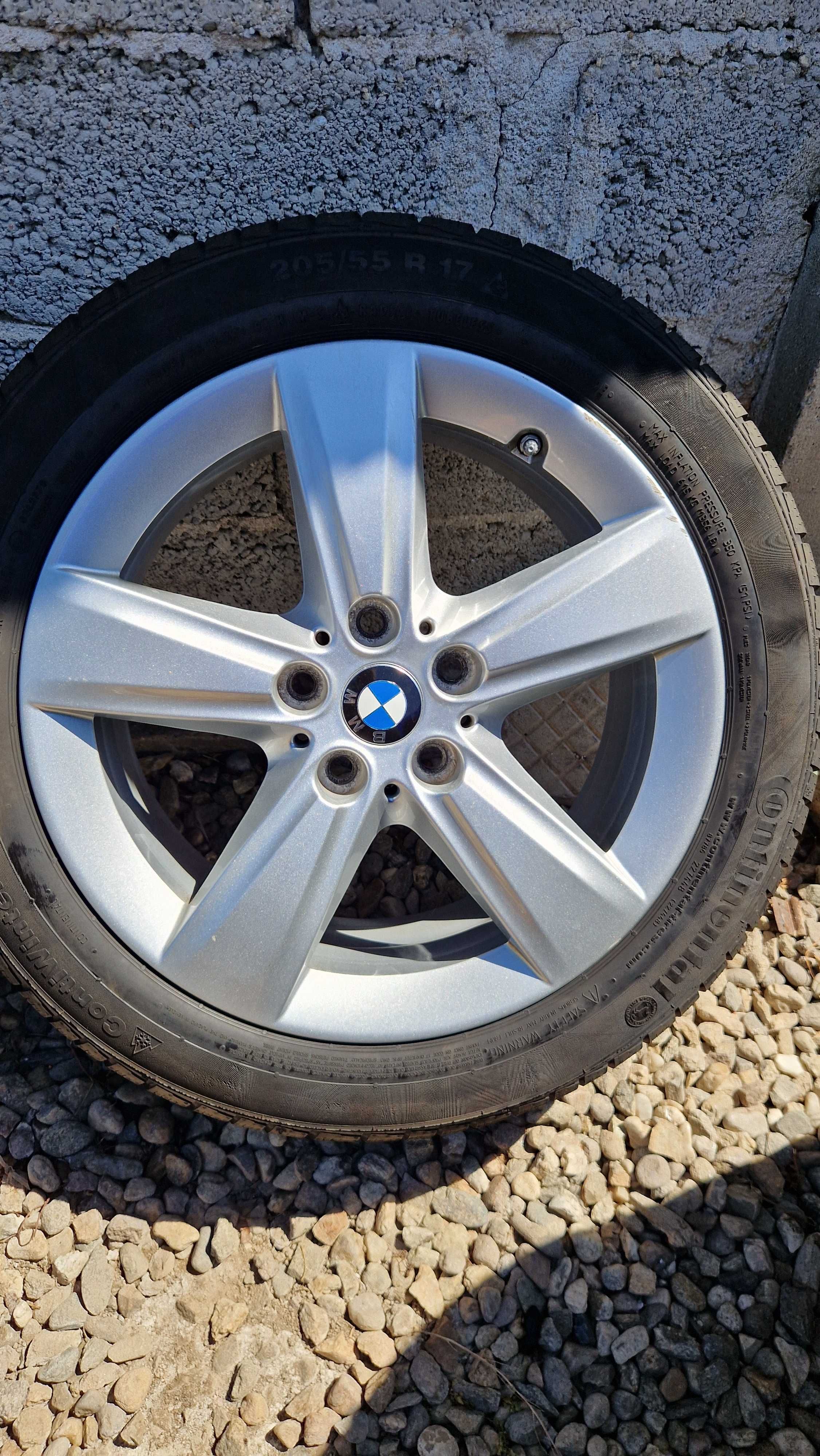 BMW F45,46 оригинални джанти със гуми 205/55/17 7,5J ET54 5×112 ЦО66