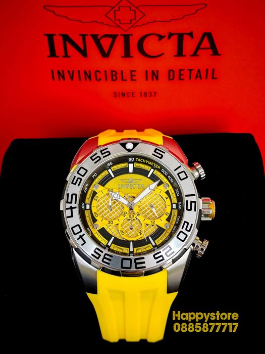INVICTA Pogo Yellow 50mm, Инвикта нов ръчен часовник