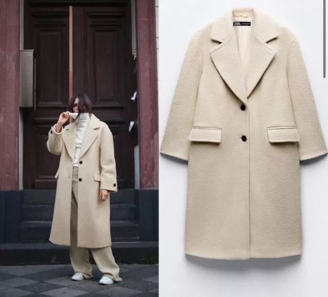 Палто с букле Zara