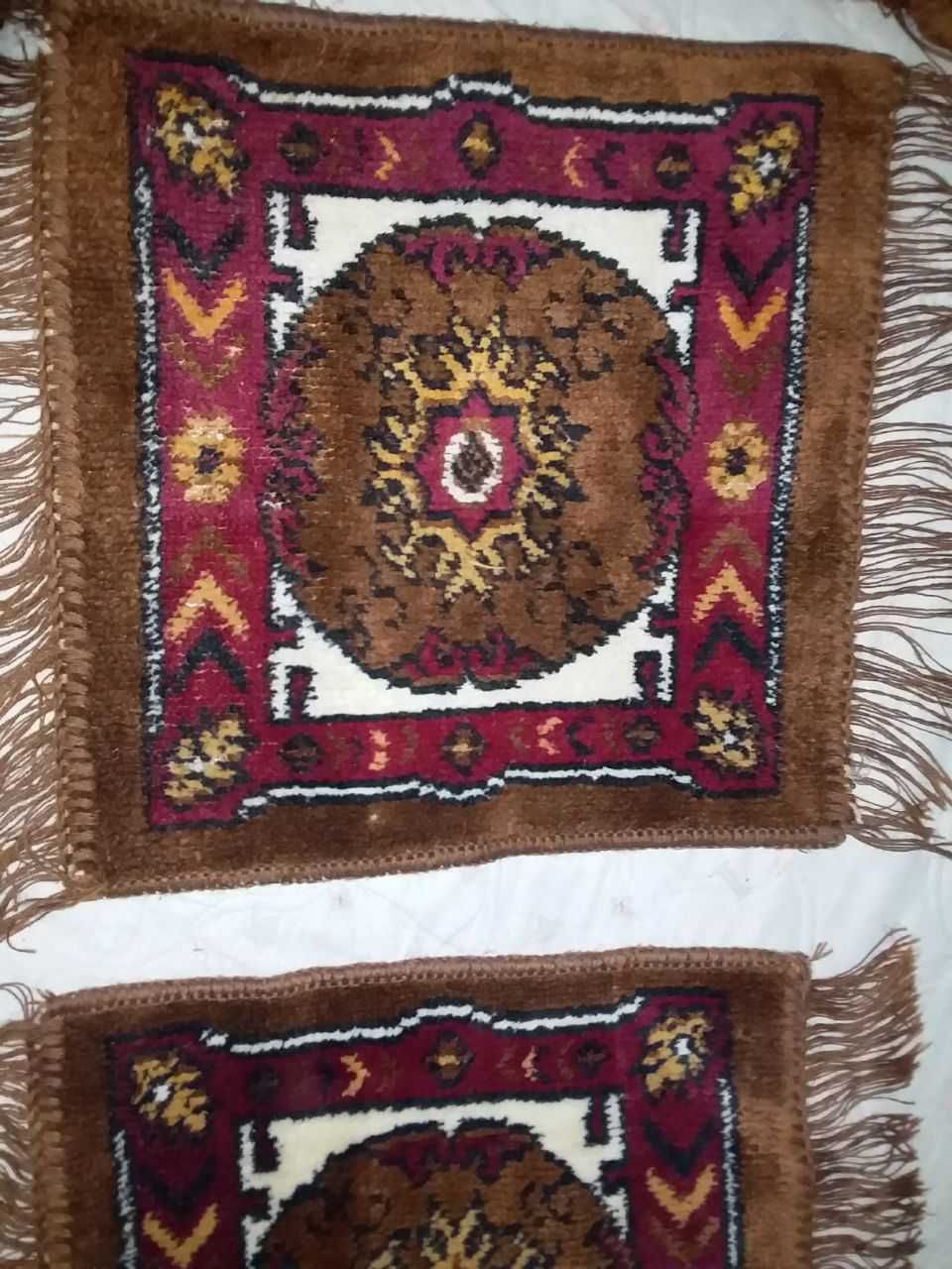 Коврики шерстяные на стулья. 40х40