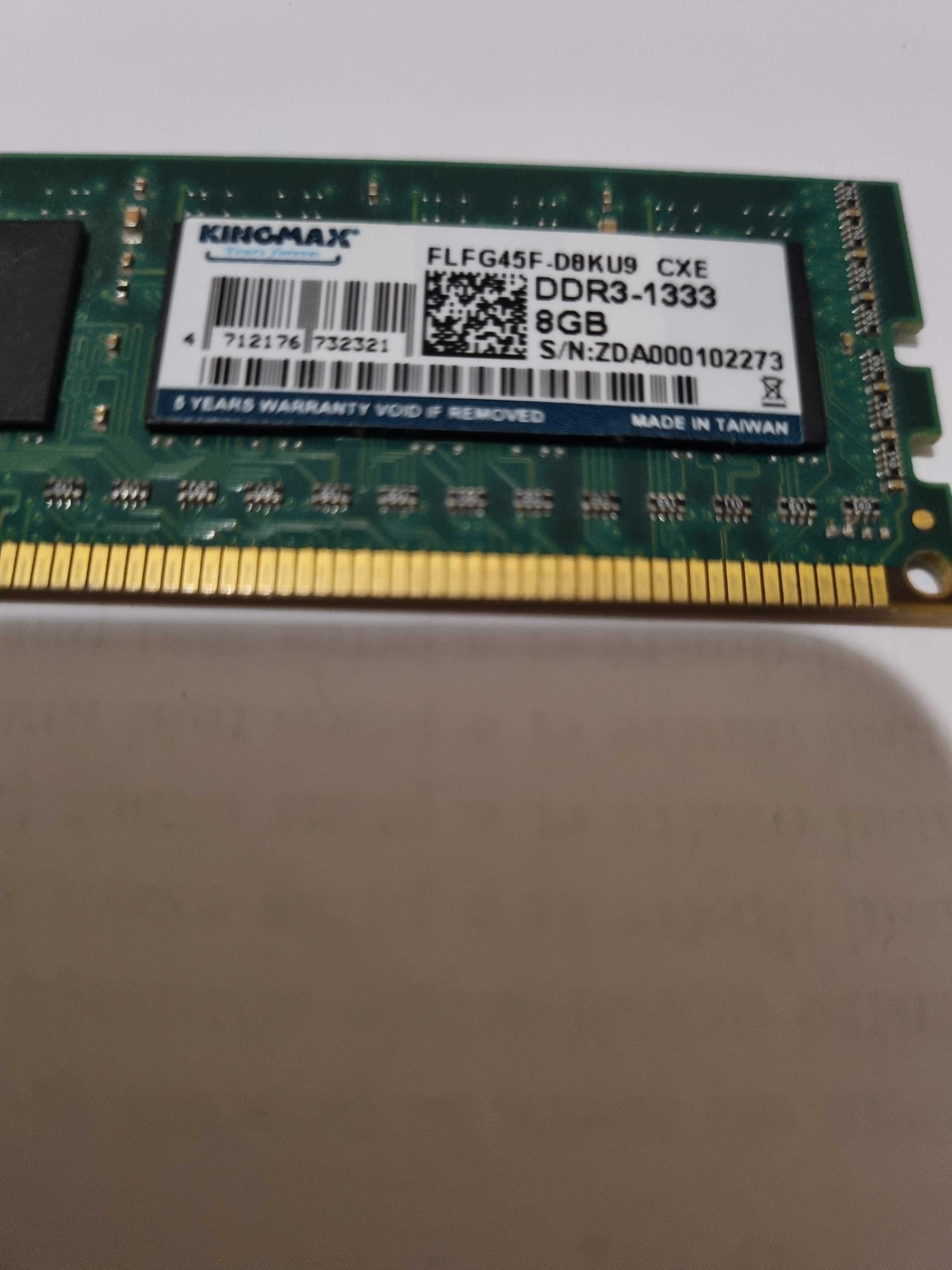 Memorie Ram, DDR3, 1333mhz, capacitate 8GB, kingmax