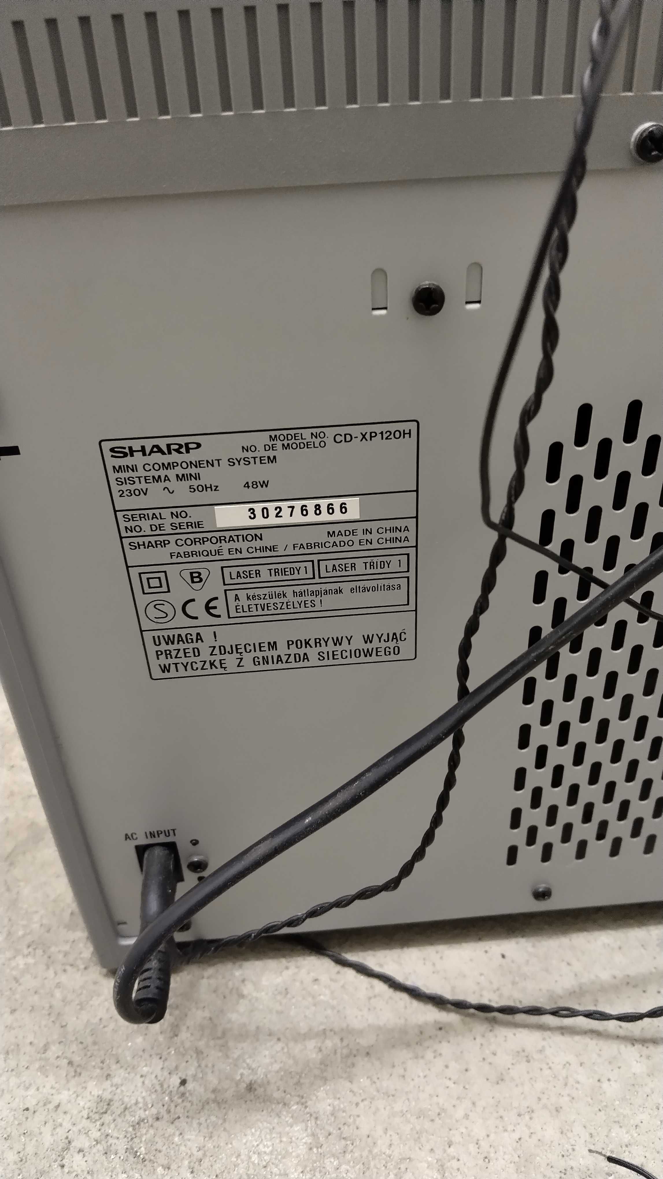 Sharp xp120A CD С Тонклони